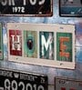 Multicolor Metal Home