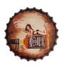 Multicolor Metal Jack Daniels Bottle Wall Decor
