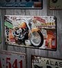 Multicolor Metal Motel Chevrolet Motorbike