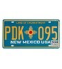 Navy Blue Metal New Mexico Pdk 095 Wall Sign