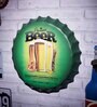 Green Metal Premium Beer Wall Decor