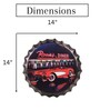 Black Metal Rosie'S Diner Wall Decor