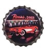 Black Metal Rosie'S Diner Wall Decor