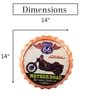 Multicolor Metal Route 66 Mother Road Wall Decor