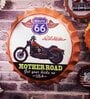 Multicolor Metal Route 66 Mother Road Wall Decor