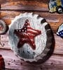 Multicolor Metal Star Fish Sand Wall Decor