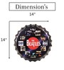 Black Metal The Beatles Cd Wall Decor