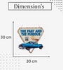 Multicolor Metal The Fast And The Furious Wall Hanging