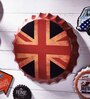 Multicolor Metal Uk Flag Wall Decor