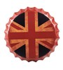 Multicolor Metal Uk Flag Wall Decor