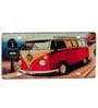 Multicolor Metal Volkswagen Red Van