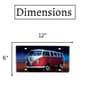 Multicolor Metal Volkswagen White & Red Van