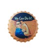 Orange Metal We Can Do It Wall Decor