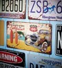 Multicolor Metal Welcome To California Wall sticker