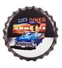 Black Metal Zip'S Diner Wall Decor