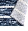 Blue Microfiber 15X23 Inches Anti-Skid Bath Mat Set Of 2