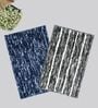 Multicolor Microfiber 15X23 Inches Anti-Skid Bath Mat Set Of 2