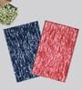 Multicolor Microfiber 15X23 Inches Anti-Skid Bath Mat Set Of 2
