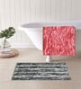 Multicolor Microfiber 15X23 Inches Anti-Skid Bath Mat Set Of 2