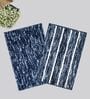 Multicolor Microfiber 15X23 Inches Anti-Skid Bath Mat Set Of 2