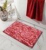 Multicolor Microfiber 15X23 Inches Anti-Skid Bath Mat Set Of 2
