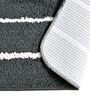 Multicolor Microfiber 15X23 Inches Anti-Skid Bath Mat Set Of 2
