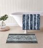 Multicolor Microfiber 15X23 Inches Anti-Skid Bath Mat Set Of 2