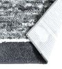 Red And Grey Microfiber 15X23 Inches Anti-Skid Bath Mat Set Of 2