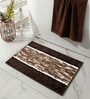 Multicolor Microfiber 15X23 Inches Anti-Skid Bath Mat Set Of 2