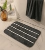Multicolor Microfiber 15X23 Inches Anti-Skid Bath Mat Set Of 2