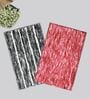Multicolor Microfiber 15X23 Inches Anti-Skid Bath Mat Set Of 2