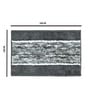 Red And Grey Microfiber 15X23 Inches Anti-Skid Bath Mat Set Of 2