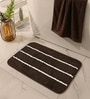 Multicolor Microfiber 15X23 Inches Anti-Skid Bath Mat Set Of 2
