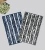 Multicolor Microfiber 15X23 Inches Anti-Skid Bath Mat Set Of 2