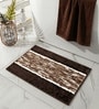 Multicolor Microfiber 15X23 Inches Anti-Skid Bath Mat Set Of 2