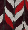 Red And Maroon Microfiber 55 x 22 Inches Machine Made Floor Runner