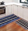 Multicolor Microfibre 23 x 56 Inches Machine Made Floor Runner