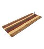 Multicolor Microfibre 24 x 60 Inches Machine Made Floor Runner