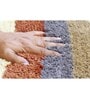 Multicolor Microfibre 24 x 60 Inches Machine Made Floor Runner