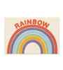 Multicolor Rainbow Microfibre 24X16 Inches Anti-Skid Bath Mat