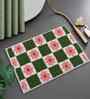 Multicolor Floral Microfibre 24X16 Inches Anti-Skid Bath Mat