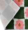 Multicolor Floral Microfibre 24X16 Inches Anti-Skid Bath Mat