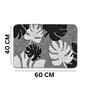 Multicolor Floral Microfibre 24X16 Inches Anti-Skid Bath Mat