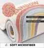 Multicolor Rainbow Microfibre 24X16 Inches Anti-Skid Bath Mat