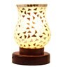 Multicolor Mosaic glass Table lamp with wood Base 
