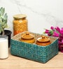 Blue Natural Fibre Basket