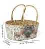 Multicolor Natural Fibre Basket