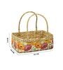 Multicolor Natural Fibre Large Gifting Fruit Basket