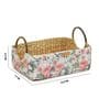 Multicolor Natural Fibre Large Gifting Storage Basket