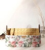 Multicolor Natural Fibre Large Gifting Storage Basket